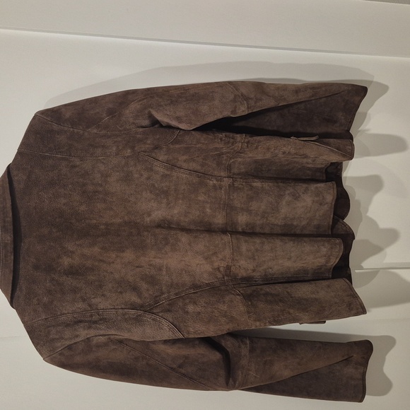 Vintage Cherokee Brown Leather Women's Blazer - Picture 5 of 9